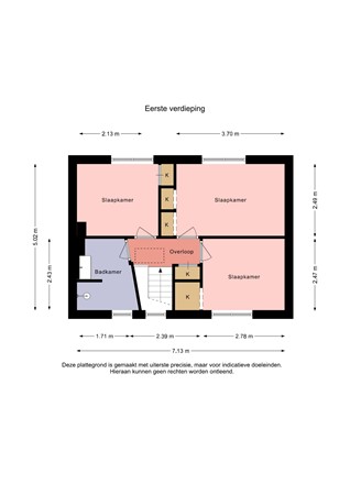Floorplan - Sportstraat 20, 8315 AM Luttelgeest